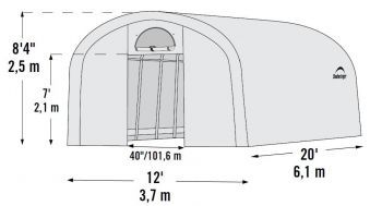 Náhradní plachta pro fóliovník SHELTERLOGIC 3,7x6,1 m (70592EU)