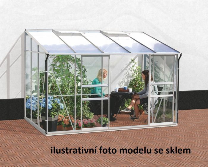 Zahradní skleník Vitavia Ida 6500 stříbrný