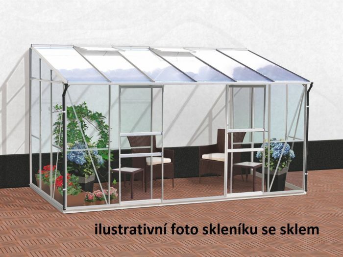 Zahradní skleník Vitavia Ida 7800 stříbrný