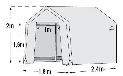 Fóliovník 1,8x2,4 m - 25 mm - 70600EU