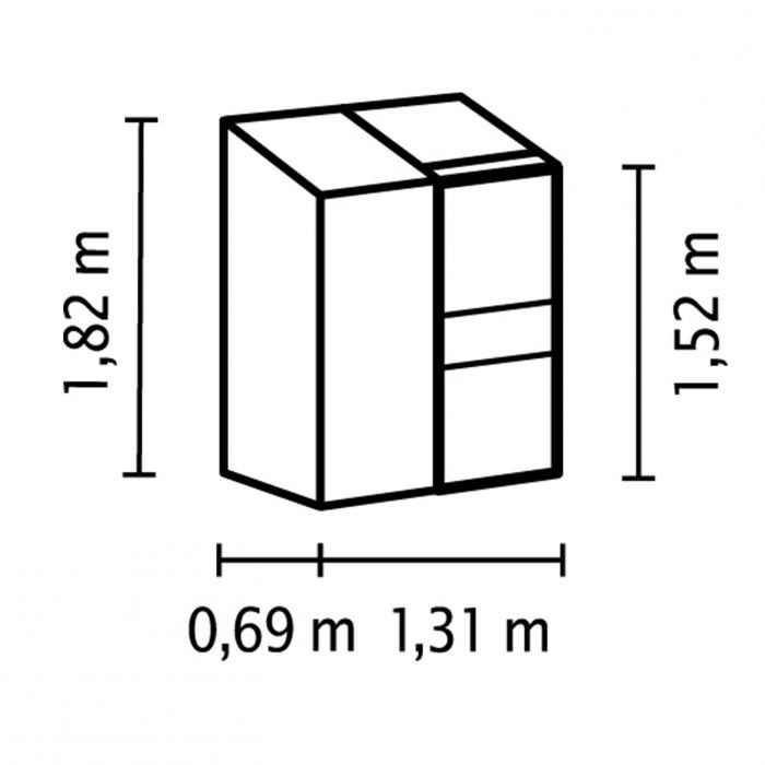 Zahradní skleník Vitavia Ida 900